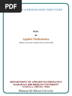 Applied Mathematics: Syllabus & Programme Structure