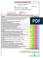 Homeroom Guidance Monitoring Tool: Instead of Checking, Kindly Fill in The Number Rating To The Box Per Statement