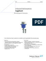 Technical Information Magphant: Electromagnetic Flowmeter