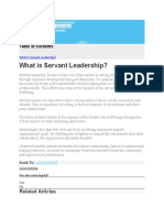 What Is Servant Leadership?: Related Articles