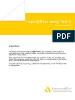 Logical Reasoning Test 1: Assessmentday