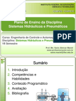 Plano de Ensino Da Disciplina Sistemas Hidráulicos e Pneumáticos-V4