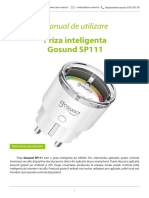 Priza Inteligenta Gosund SP111 Manual de Utilizare