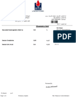 Chemistry Unit: 5.9 Glycated Haemoglobin (Hba1C)