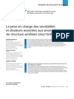 Article 7 - La prise en charge des sensibilités et douleurs associées aux anomalies de structure amélaire chez l'enfant