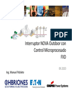 Interruptor NOVA Outdoor Con Control Microprocesado Control Microprocesado FXD