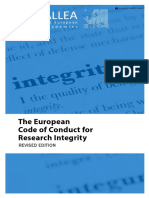 The European Code of Conduct For Research Integrity: Revised Edition