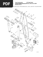 Backhoe - Boom and Swing Tower