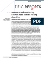 A New Mutually Reinforcing Network Node and Link Ranking Algorithm