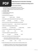 Level - III - Knowlege Exercises Coc