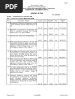 Second Running Bill