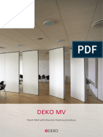 Deko MV: Panel Wall With Discrete Stacking Solutions