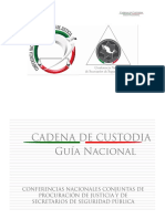 Protocolo Cadena de Custodia (Guia Nacional de Cadena de Custodia)