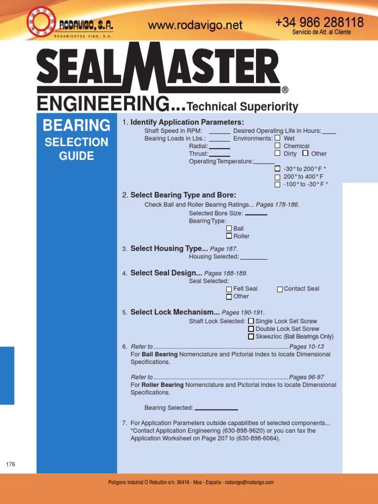 Seal Master 07 Ingenieria E Intalacion Pdf Bearing Mechanical Mechanical Engineering