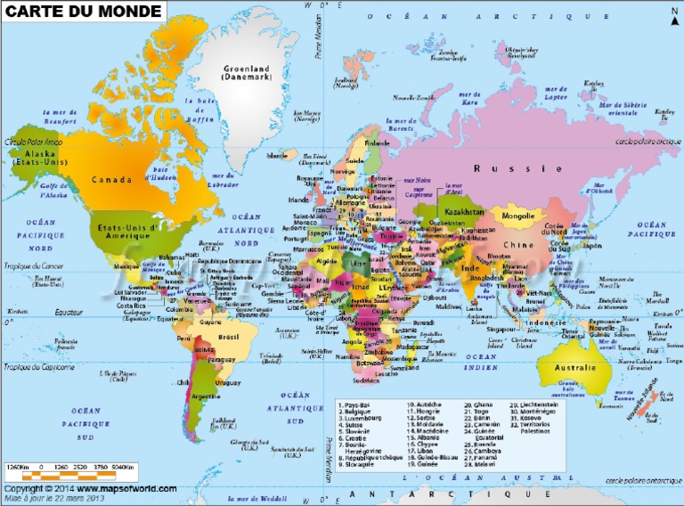 world-political-map-french-pdf