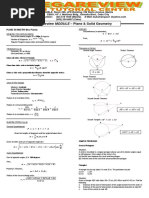 Review Module 5 Plane and Solid Geometry Part 1