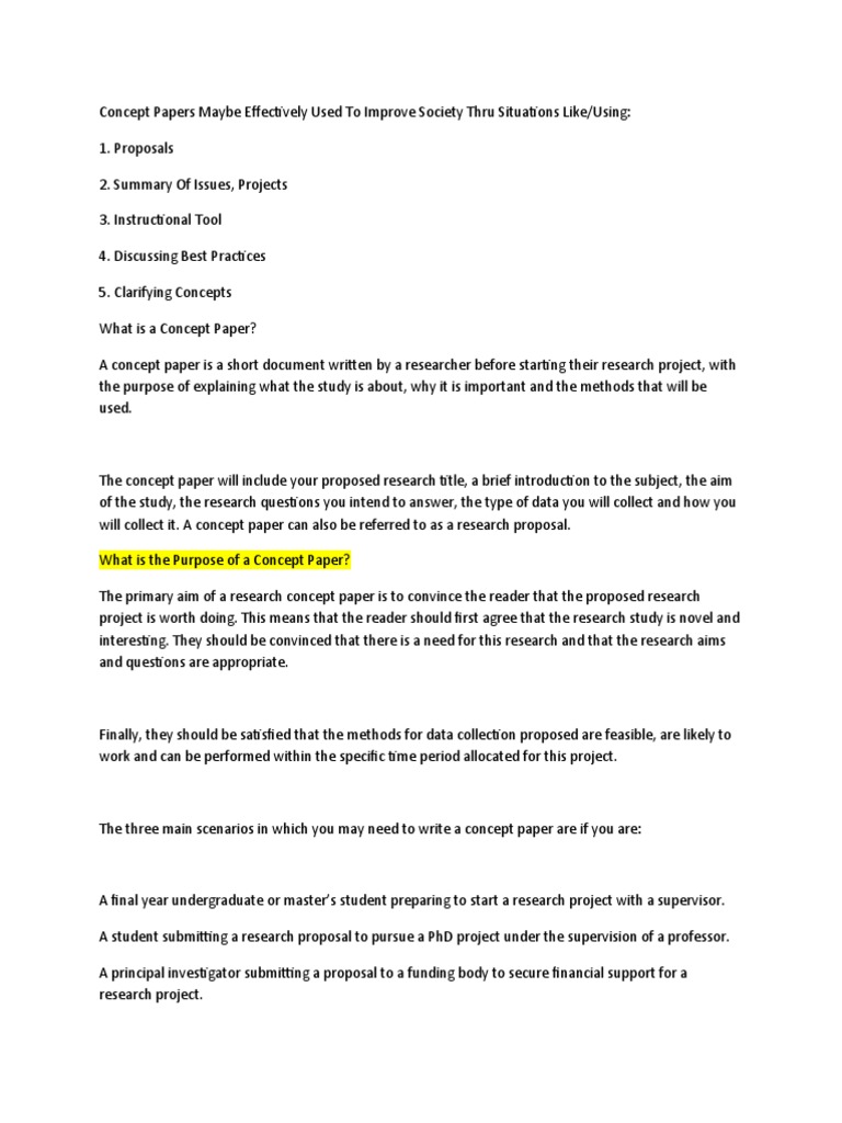 Concept Papers-WPS Office | PDF | Concept | Knowledge