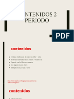 Contenidos 2 Periodo