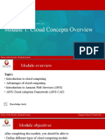 Module 1: Cloud Concepts Overview: AWS Academy Cloud Foundations