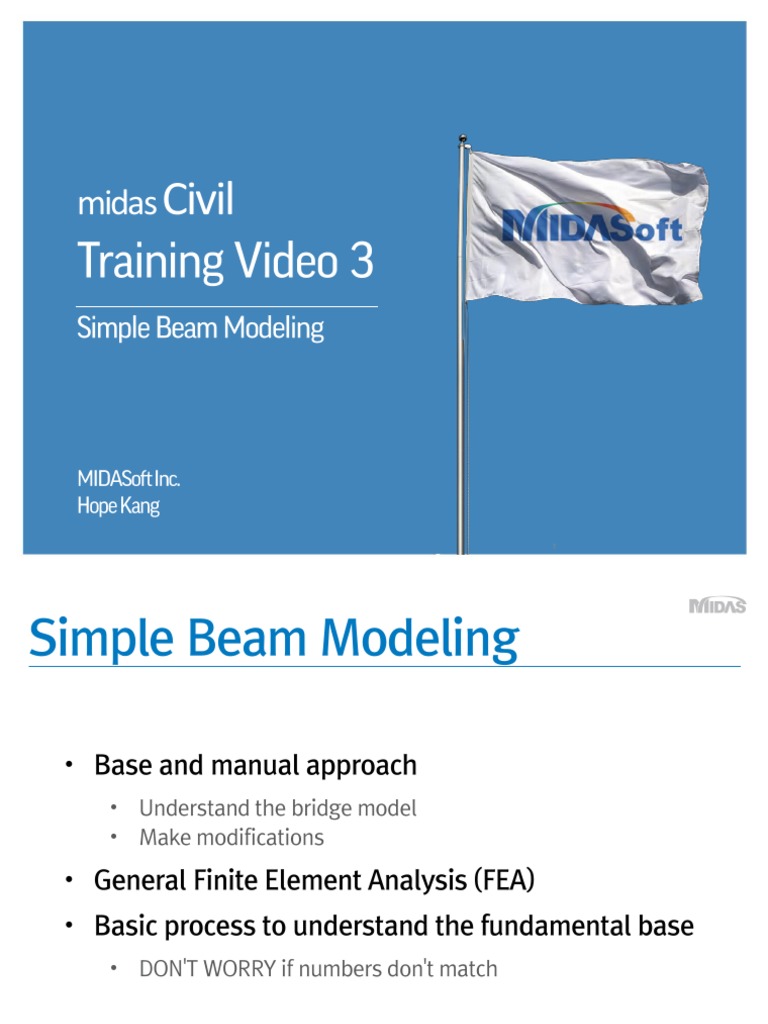 Training Video 3 - Simple Beam Modeling | PDF | Art