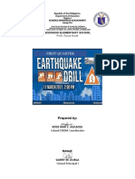 Home-Based Earthquake Drill Report