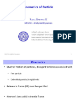 Kinematics of Particle-I