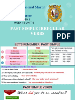 Universidad Nacional Mayor de San Marcos: Past Simple Irregular Verbs