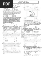 Practice Set - 2 (B) Young's Modulus: Elasticity