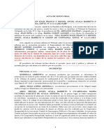 Acta de Juicio Oral