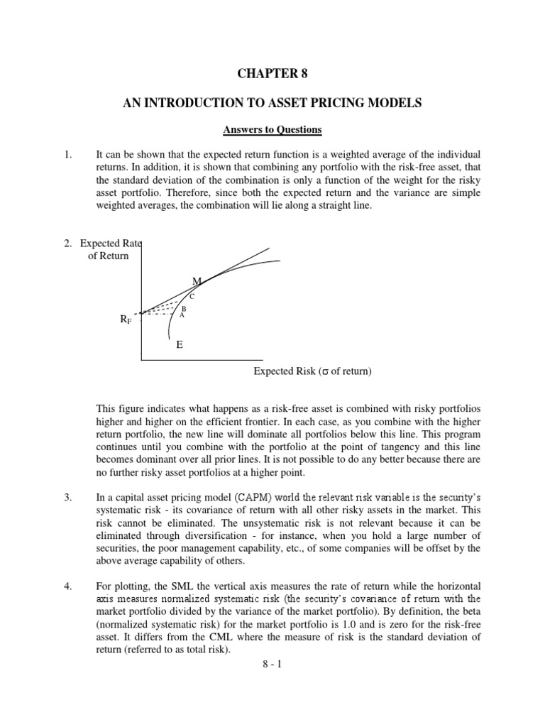Asset Pricing Models Overview | PDF | Capital Asset Pricing Model ...