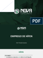 Emprego de Hifen