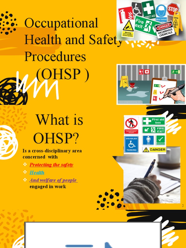 Occupational Health & Safety Procedures PDF Occupational Safety And