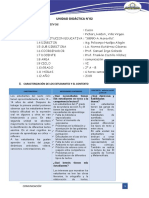 Unidad Didáctica N°02: Caracterización de Los Estudiantes Y El Contexto