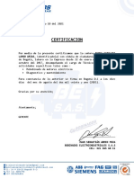 Certificacion Laboral