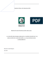 Daños punitivos salud agroquímicos