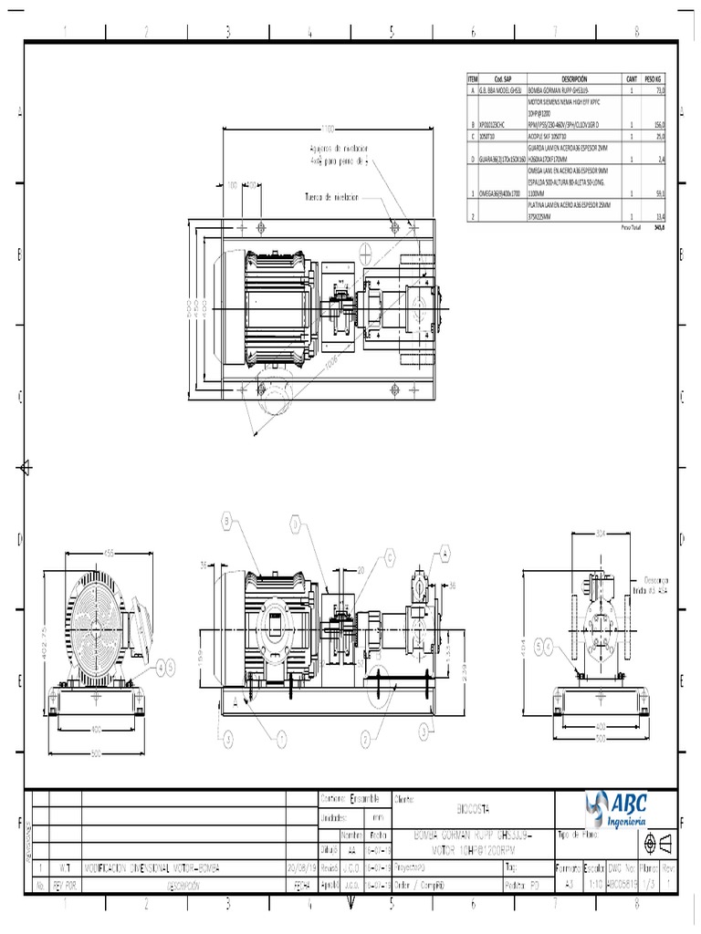Kit De Válvulas De Poppet Para Bomba De Fuelle Gorman-Rupp Industries – 02500-605 EPT/EPDM