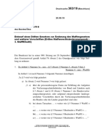 Bundesrat 20 09 19 WaffG Änderungen 363-19(B)