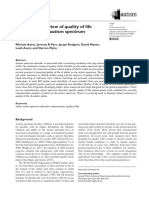 A Systematic Review of Quality of Life of Adults On The Autism Spectrum - Ayres Et Al (2017)