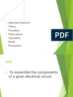 Practical: Aim Apparatus Required Theory Procedure Observations Calculation Result Precautions