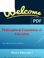 Philosophical Foundation of Education