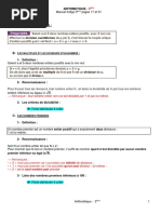 COURS 3° - Arithmétique