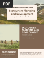 Ecotourism Planning and Development: Environmental Conservation in Tourism