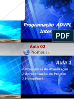 Treinamento - ADVPL - Intermediário - Aula 02