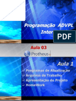 Treinamento - ADVPL - Intermediário - Aula 03