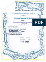 Tratamiento de Agua Multiparametros