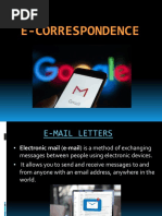 E Correspondence