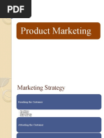 Product Marketing