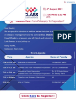 Diabetes Masterclass Invite - 4th Aug'21