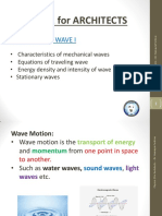 Physics 1 For Architects: Chapter TWO: WAVE I