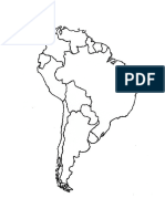 Mapa mudo de América del Sur